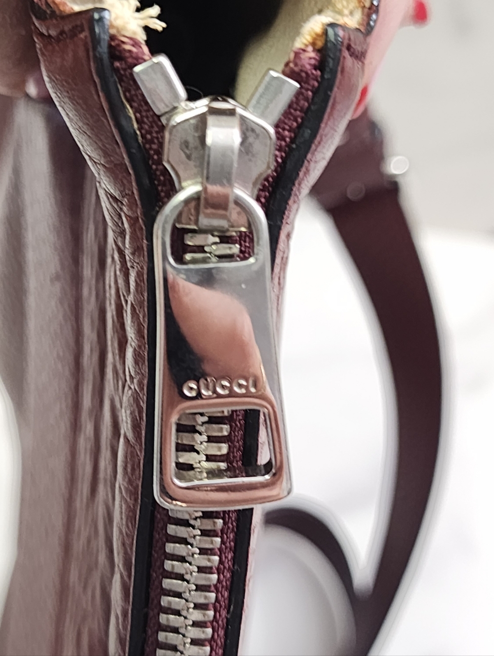 Authentic Leather Gucci Soho Interlocking GG Crossbody Bag With Digital COA - Picture 6 of 15